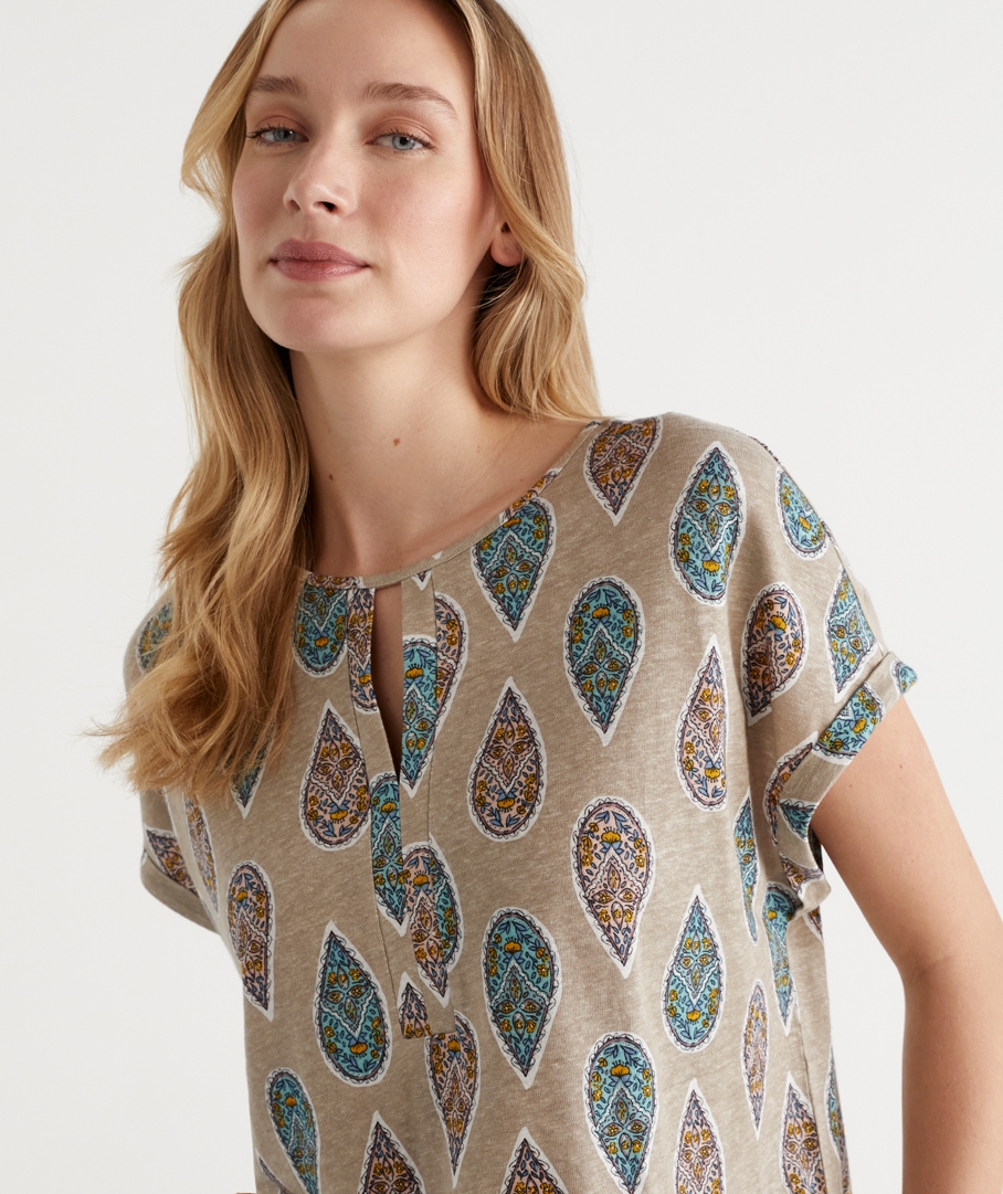 Fashion Blouses Oversized Blouses mbyM Oversized Blouse allover print casual look 